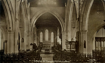 The interior looking east about 1910 X291-186-49